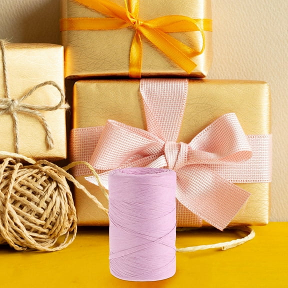 Raindrops Raffia Paper Ribbon Twine Strings For DIY Craft Present Box Florist Bouquets Packing