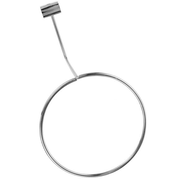 Raindrops Railing Hanging Rack Bird Bath for Garden Feeders Suction Silver