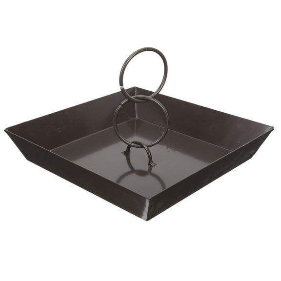 Raindrops Rain Chain Gutter Basin Easy to Chain Basin Black 1Pack