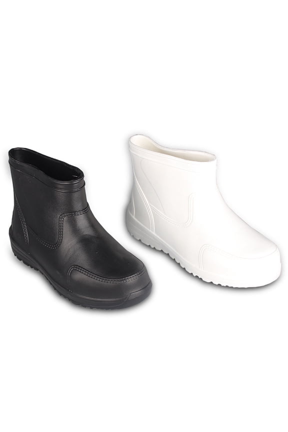 EVA Rain Shoes for Men and Women, White, Size 45, Lightweight Non- Outdoor Footwear