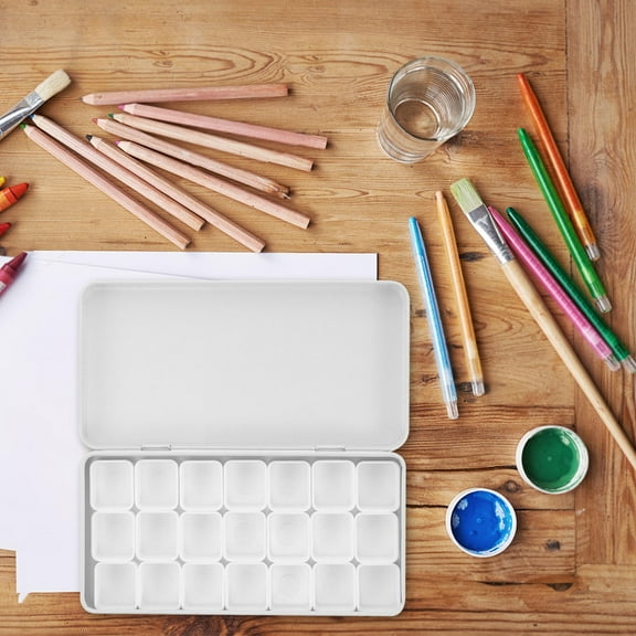 Raindrops Raindrops 1 Set of Water Color Pigment Holder Metal Box Case Empty Watercolor Plate Paint Box