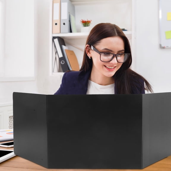 Raindrops Raindrops 2 Pcs Desk Partition Dividers for Classrooms Office Student in Black