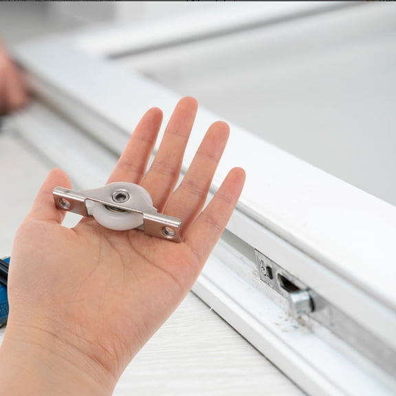 Raindrops Raindrops 5pcs Screen Door Wheels Sliding Door Window Pulley Hardware Metal Cabinet Door Wheel Roller