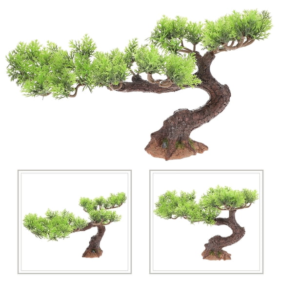 CRILSTYLEO Decorative Plastic Tree Model for Restaurant and Home with Assorted Colors