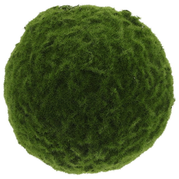 Raindrops Realistic Faux Moss Ball for Home Decor DIY Holiday Display Artificial Green Moss Plant for Party Wedding Vase Filler Foam Grass Ball for Decoration