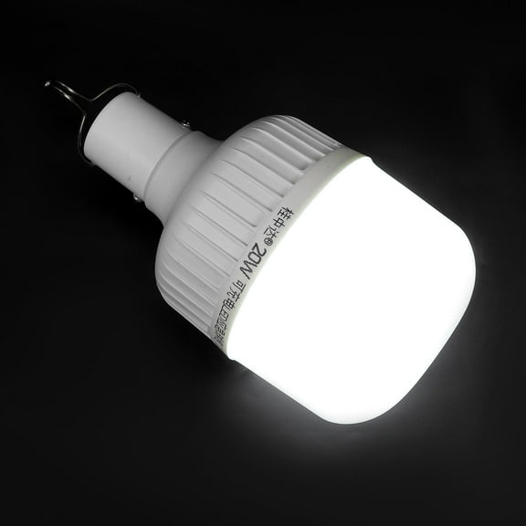 Raindrops  Rechargeable Light Bulb LED Lightbulb Camping Lantern Bulbs for Lamp White