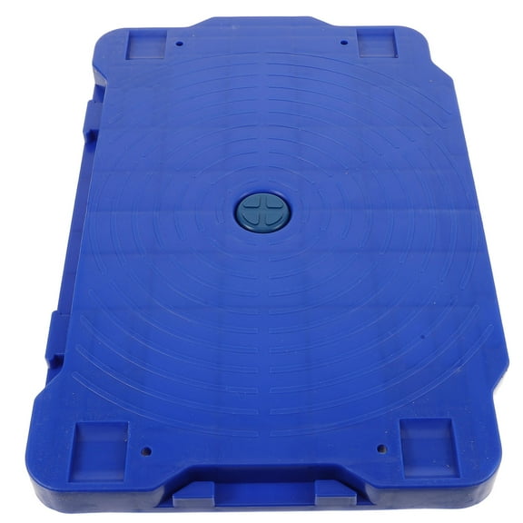 Raindrops Rectangle Platform Dolly Heavy Duty Flat Truck Movable Push Cart Plastic Push Cart Convenient Dolly