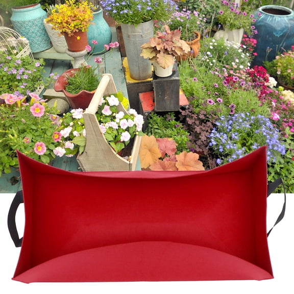 Raindrops  Rectangular Felt Vase Horta Tree Planting Bag Material