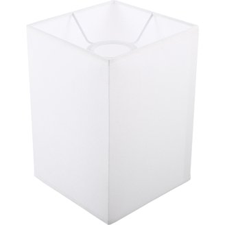 BESPORTBLE 2-Pack Rectangular Lampshades - 7.9"x5.5" Linen Fabric, Grey Color, Fits 1.57" Harp, For Table Or Floor Lamps