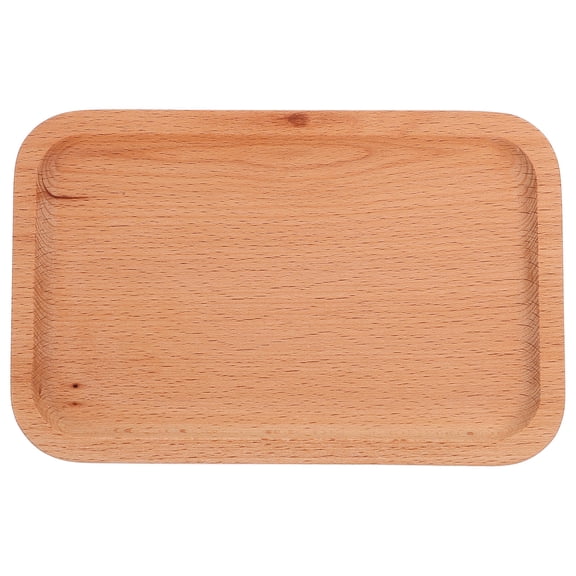 Raindrops Beige Rectangular Tray Platter Dinner Plate 19.8 x 12.9 x 1.4 cm Stylish and Serveware