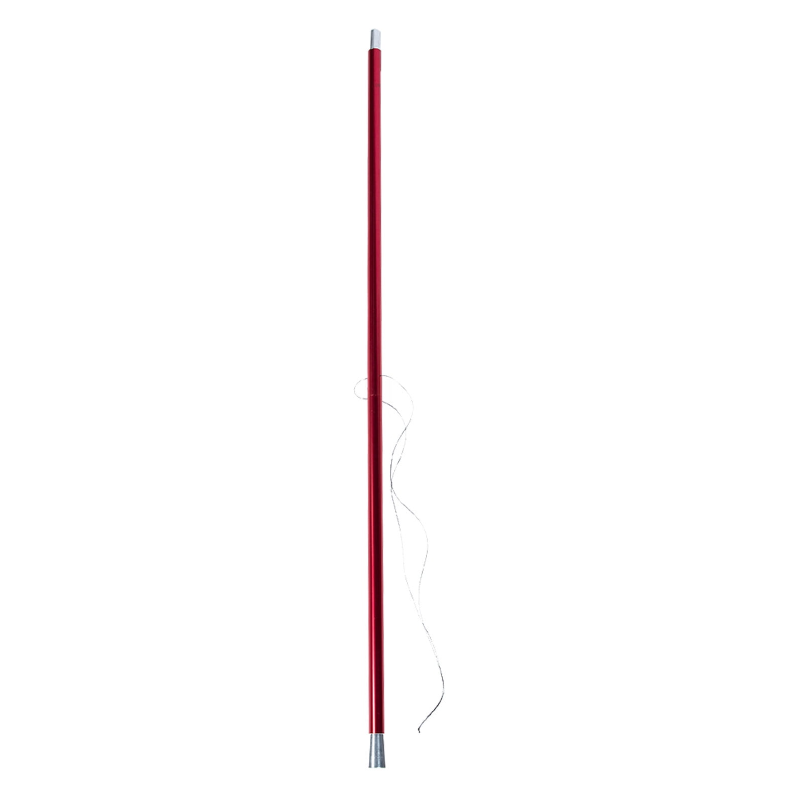 Raindrops Red Aluminum Alloy Dancing Stick for Performance Portable and Lightweight with Detachable Design 0.5ft