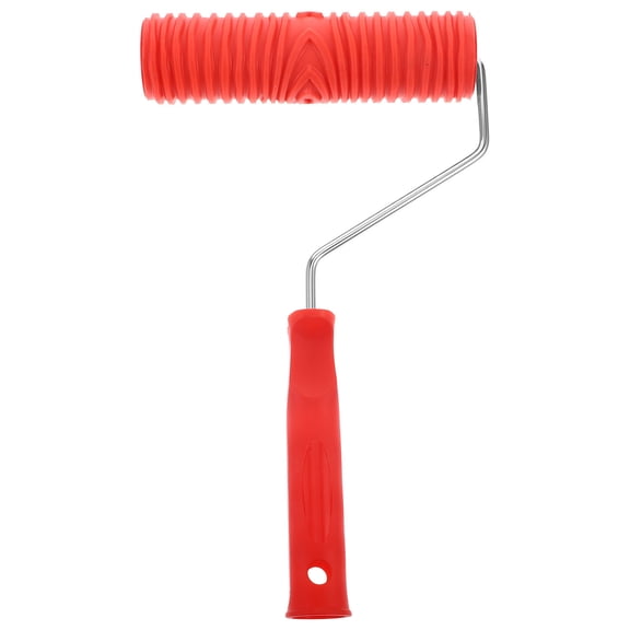 Raindrops Red Empaistic Painting Roller 1Pack for Artists and DIY Wall Decoration Tool