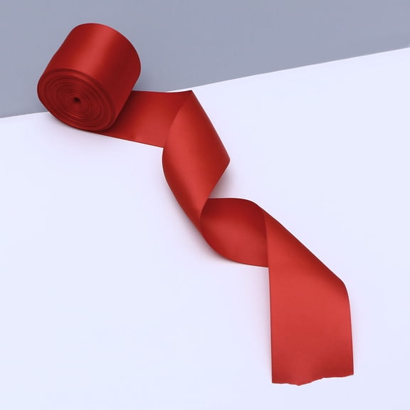 Raindrops Vivid Ribbons Polyester Red Color for Crafts, Decorations, Wrapping and Projects