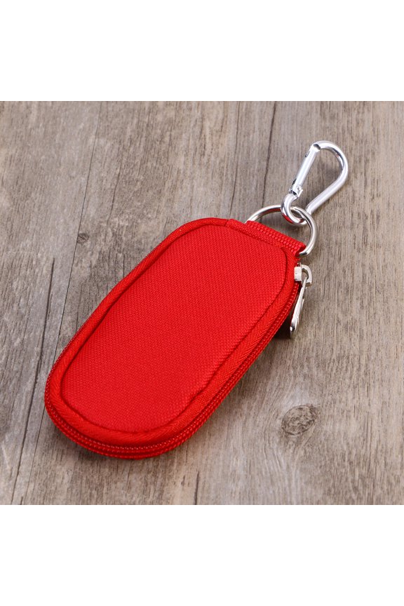 Red Rectangular Essential Oil Bag 1Set for Travel Portable Oil Storage
