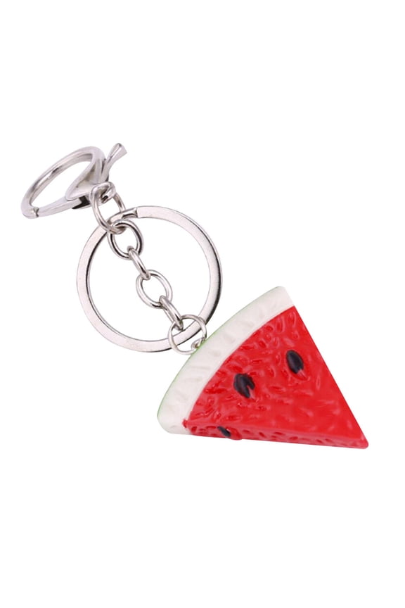 Red Resin Alloy Women's Bag Charm Keychain for Handbags and Car Accessories, Stylish 3.5 Inch Accessory