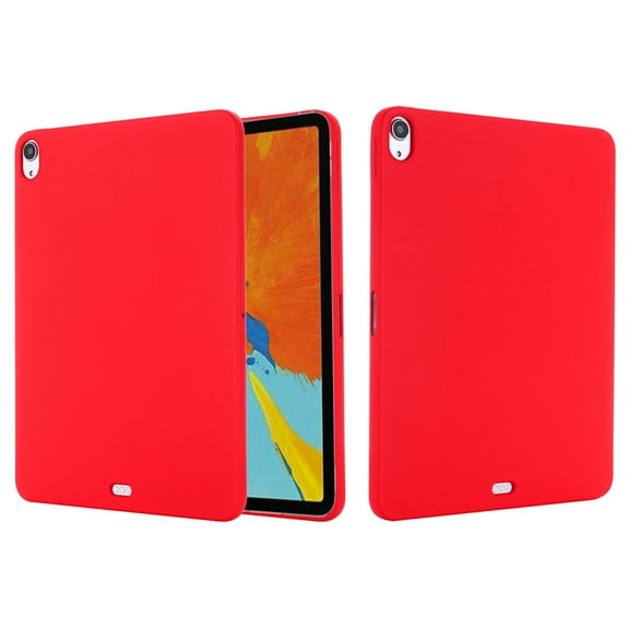 Raindrops Red Silicone Tablet Protective Case with Microfiber Lining for Kids and Adults 9.7 inches
