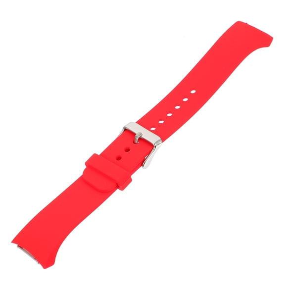 Raindrops Red Silicone Watch Bands Lightweight Replacement Strap for Smartwatches 1Set
