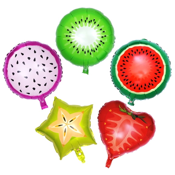 Raindrops Metallic Balloons Red Aluminum Foil Party Supplies 1Pack