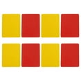 thumbnail image 1 of Raindrops Referee Cards For Football 8Pcs Rectangular PVC Design For Match Officials, 1 of 8