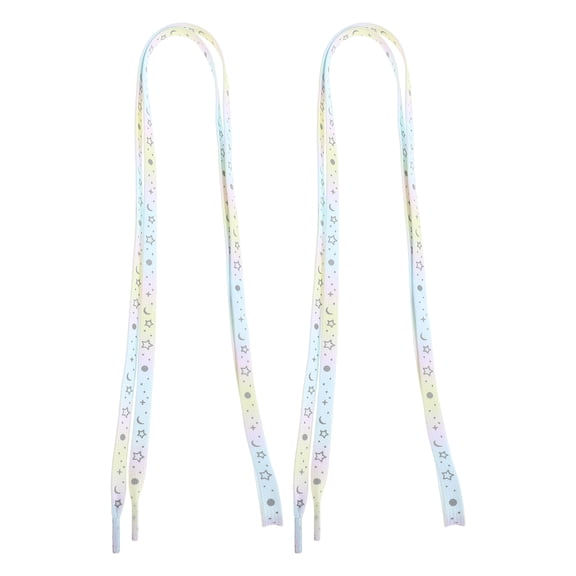 Raindrops Reflective Shoelaces Multi for Night Runs and Evening Outings