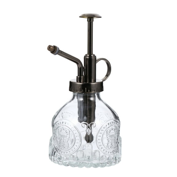 Raindrops  Relief Glass Spray Kettle Large Watering Can Plant Bottle Outdoor Miss