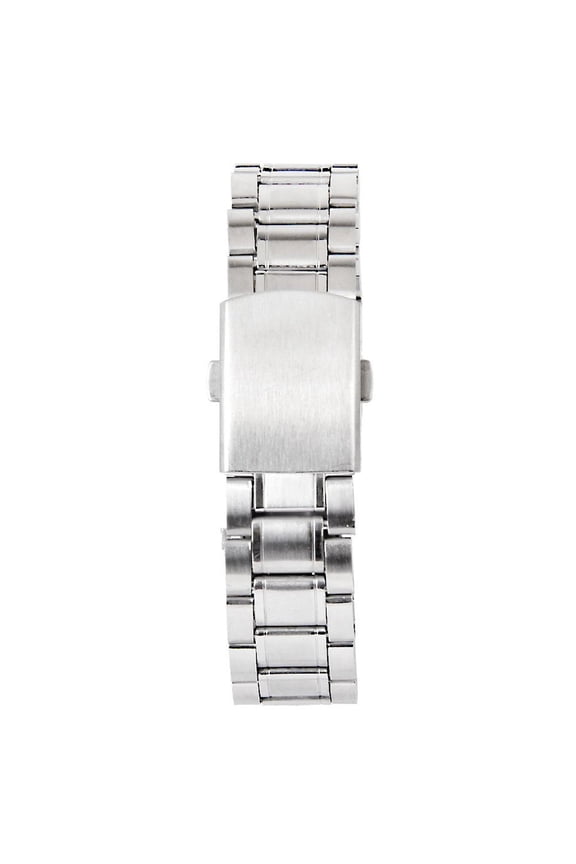 Replacement Stainless Steel Watch Band with Straight End Buckle for 22Mm and 18Mm Lugs
