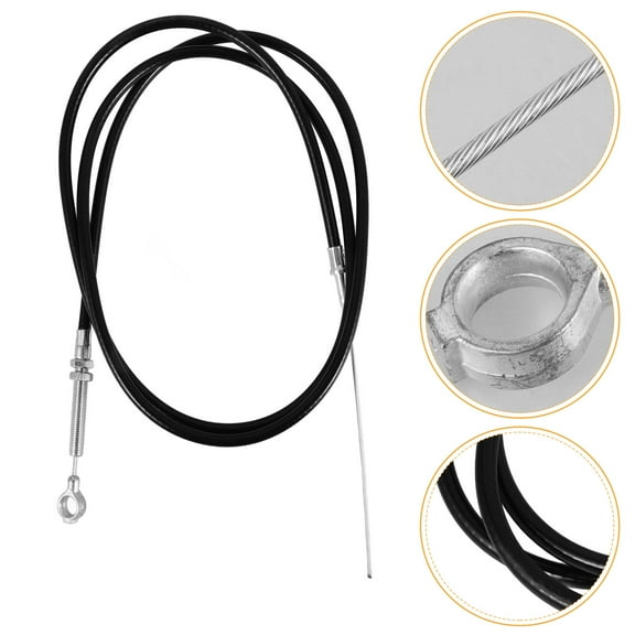 Raindrops Replacement Throttle Cable 1 Set Silver Iron for Go Kart Enthusiasts