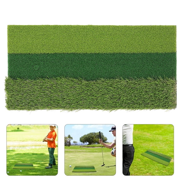 Raindrops Portable Tricolor Golf Training Mat for Use PP Foam Plastic Realistic