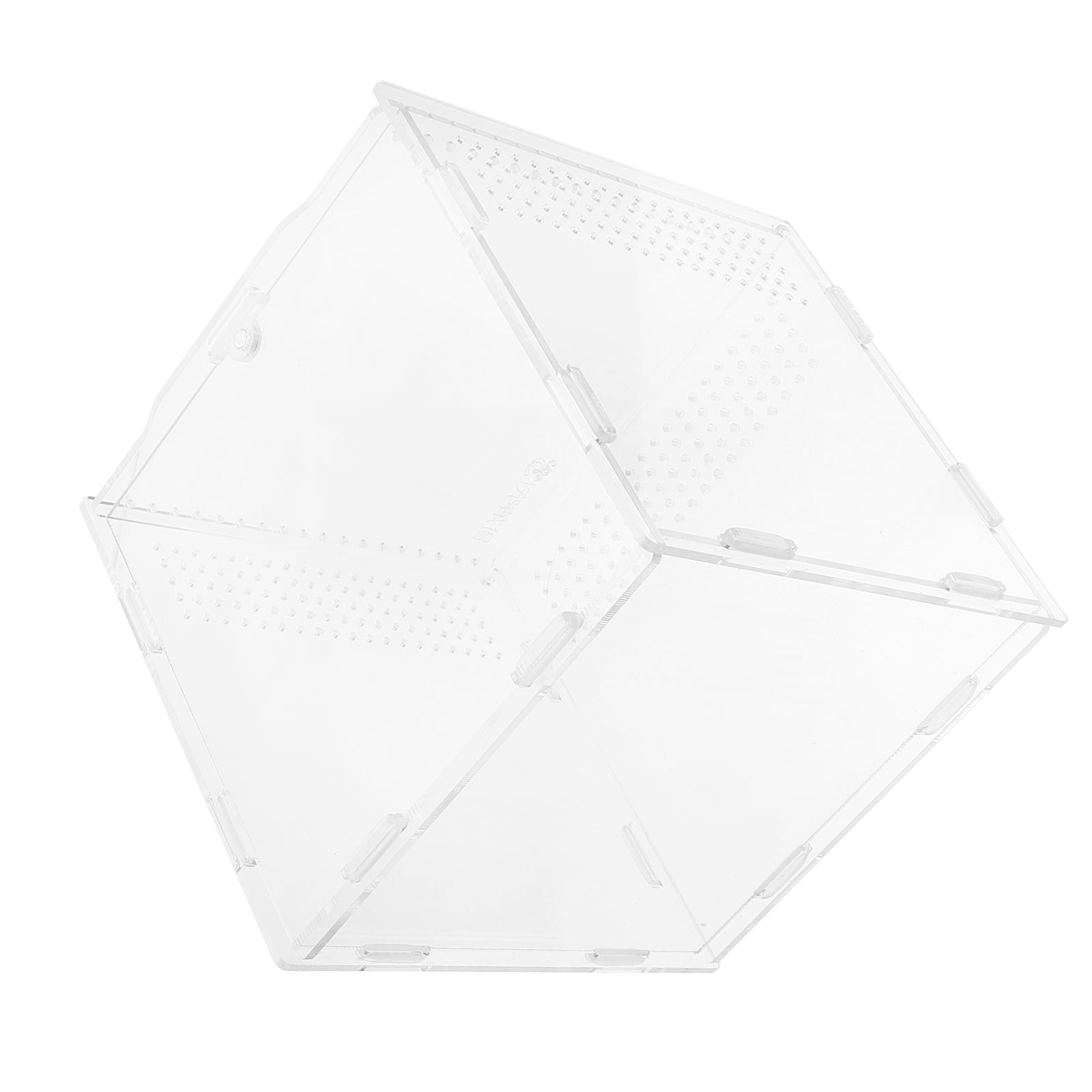 Raindrops Reptile Feeding Box Aquarium Water Turtle Terrarium Fish Lizard Storage Tank
