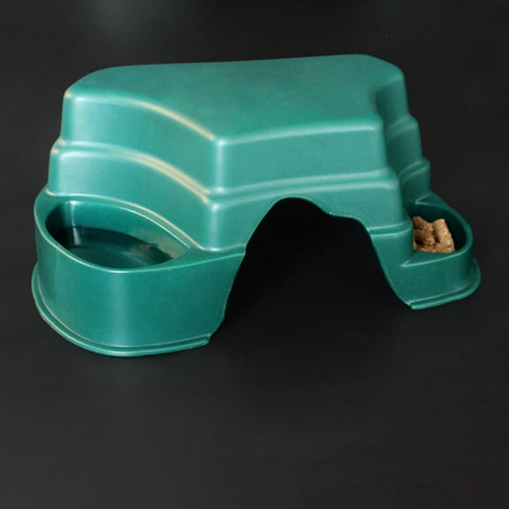 Raindrops Lizard Hideout Reptile Hide Cave Habitat Dark Green 1Set