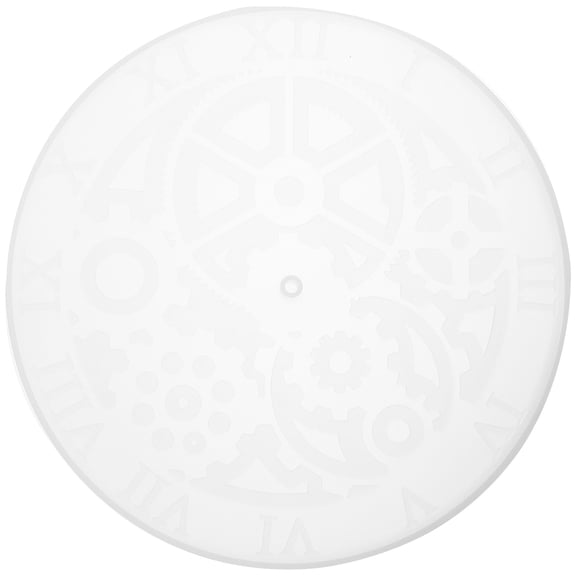 FOMIYES White Silicone Gear Clock Mold for DIY Projects Easy to Operate
