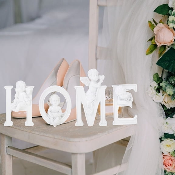 Raindrops  Resin Ornaments Wedding Decor Alphabets Christmas Decoration Lovers White