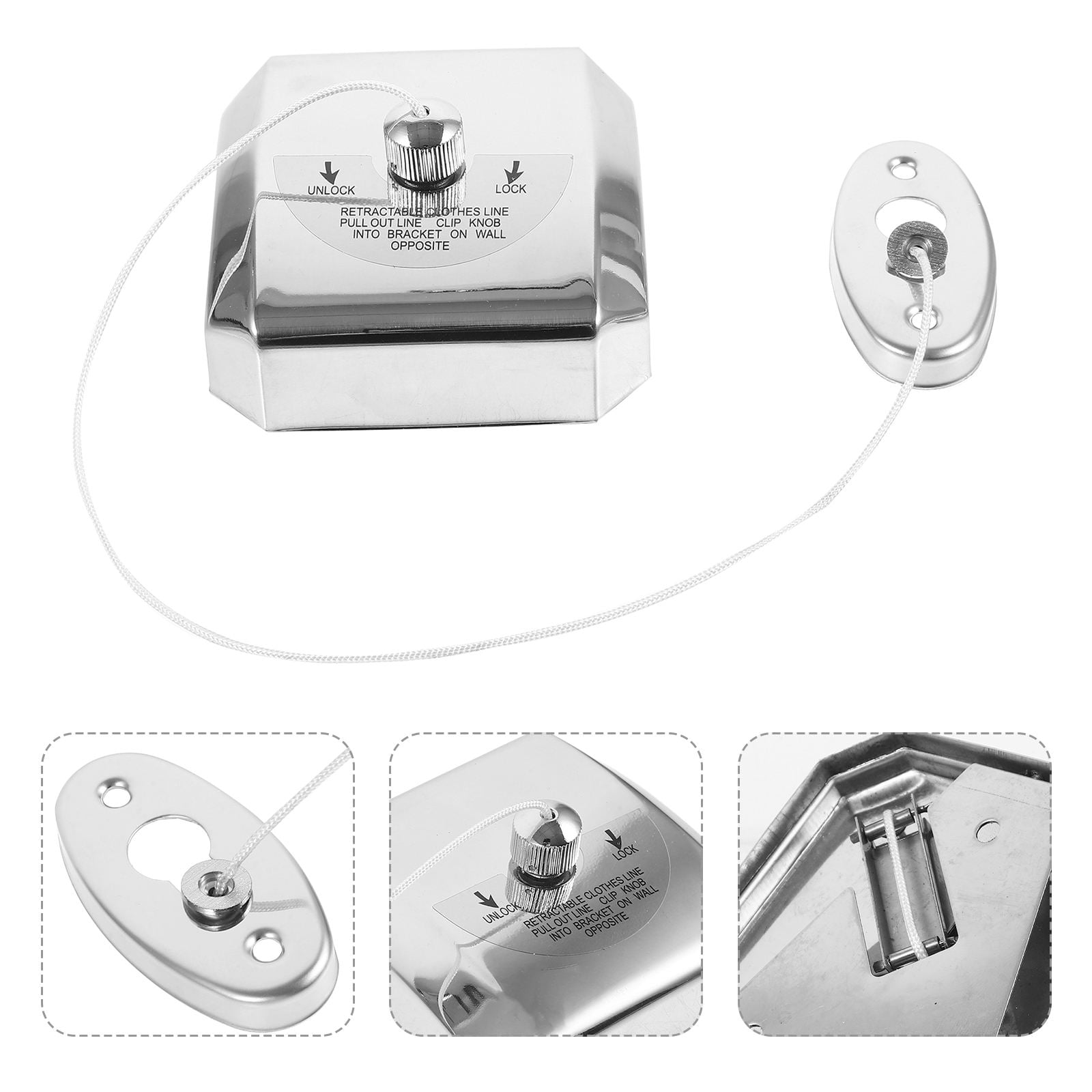 Raindrops Retractable Clothesline Outdoor Heavy Duty Hanging Strap ...