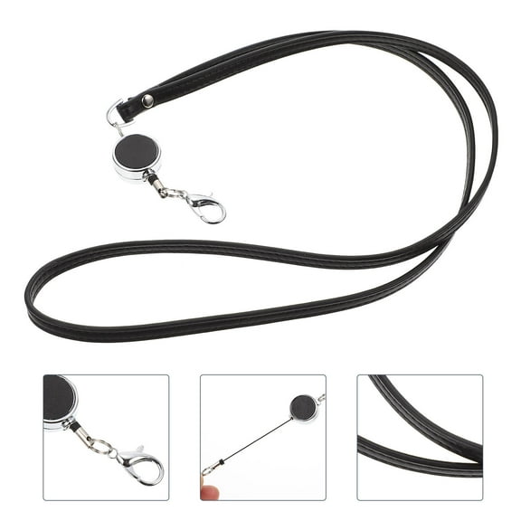 Raindrops Retractable Key Lanyard Telescopic Sling ID Badge Holder
