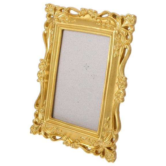 Raindrops Retro Resin Picture Frame Vintage Wall Decor For Home Office Bedroom Gold Ornate Design For Wedding Photos Art More Easy Wall Mount