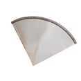 thumbnail image 1 of FOMIYES Reusable Stainless Steel Coffee Dripper Cone Shaped Filter for Clear Flavorful Coffee, 1 of 7