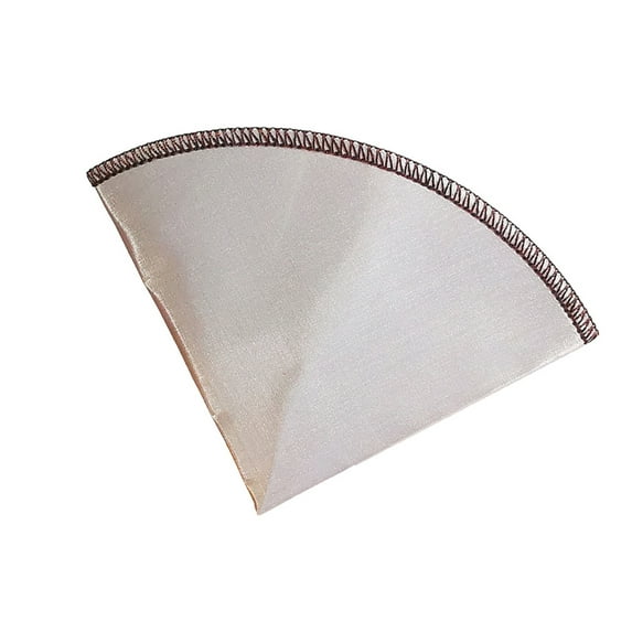 FOMIYES Reusable Stainless Steel Coffee Dripper Cone Shaped Filter for Clear Flavorful Coffee