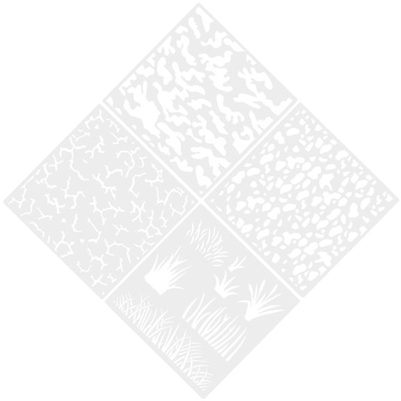 Raindrops Reusable Drawing Stencils for DIY Crafts Projects Made of Durable PET Material White