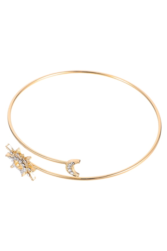Raindrops Arms Bands Jewelry Golden 1Set Fashion Decoration for Weddings Women