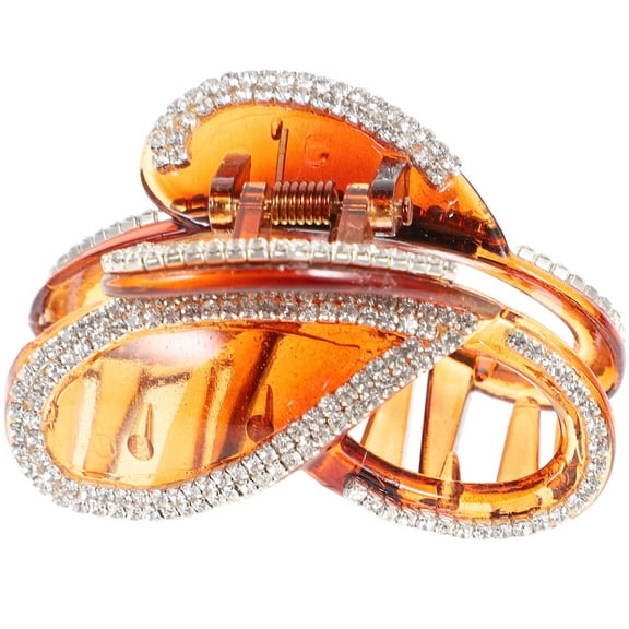 Raindrops Rhinestone Hair Claw Hair Accessories for Women Headdress 1Set