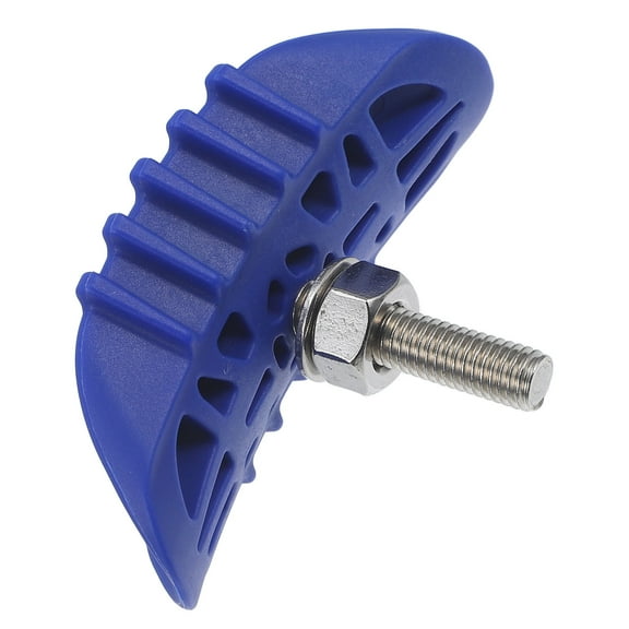 Raindrops Motorcycle Rim Lock Tire Grip Clamp Enhanced Safety Blue 1Set