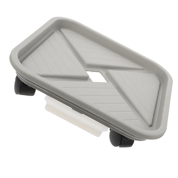 Raindrops Mobile Flower Pot Tray With Wheels Practical For Indoor Planting 1Pcs 10.2*2.8In