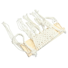 Houderco Hanging Macrame Shelf Cotton Thread 1Set 25.6X13.8In