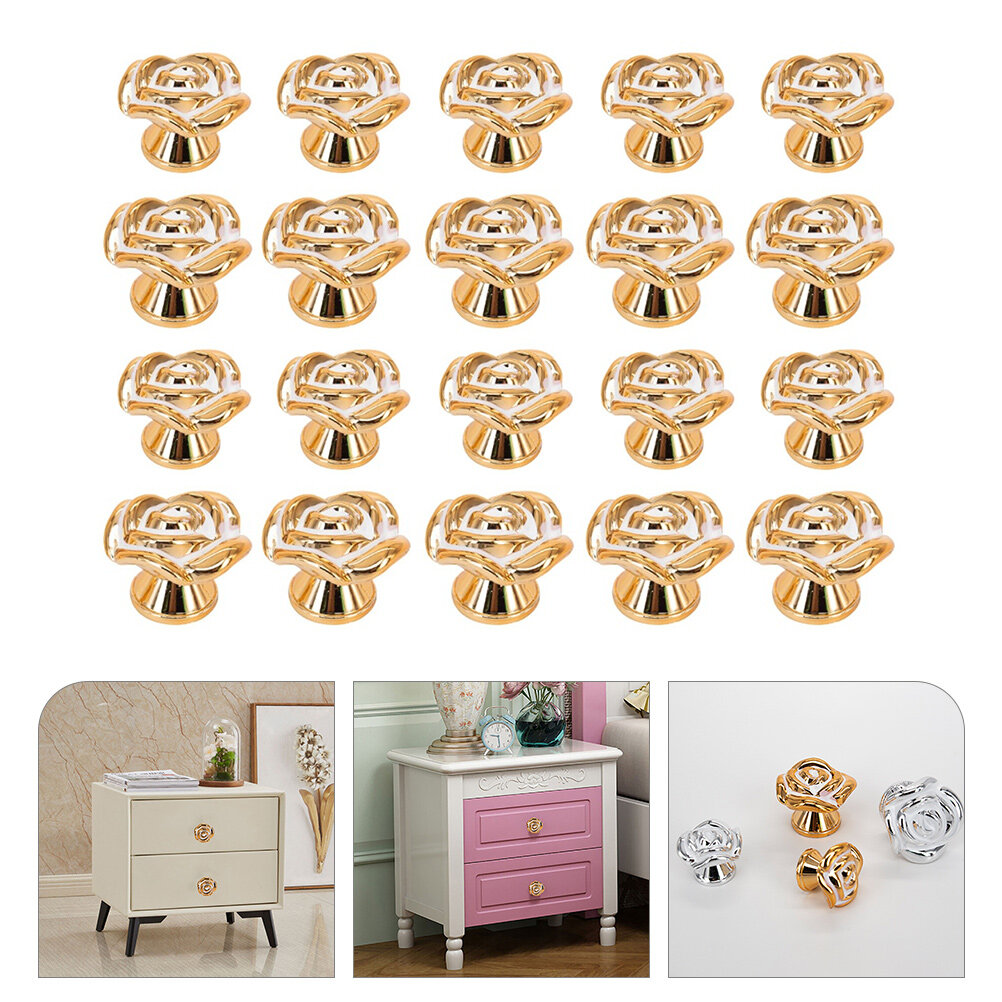 green emerald velvet dress Boahaus Rose Gold Crystal Cabinet Knobs, 1 inch