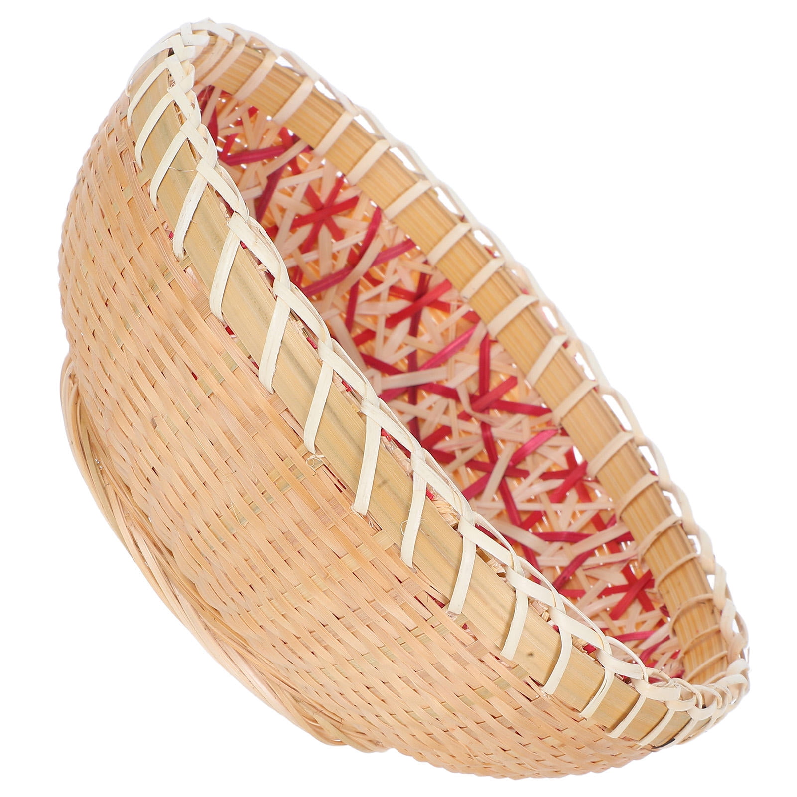 Home Dough Food Storage Bread Lining Oval Fruit Tray Basket main image 1