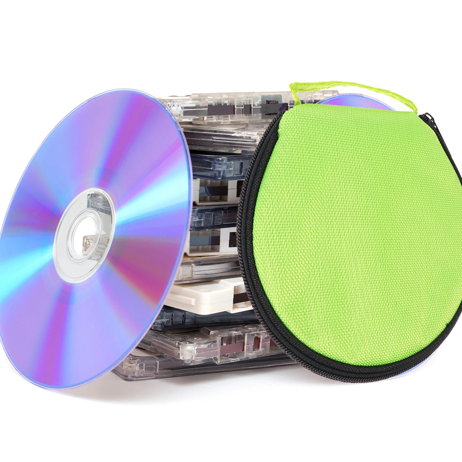 Raindrops Round Storage Organizer Disc Storage Case DVD Case CD ...