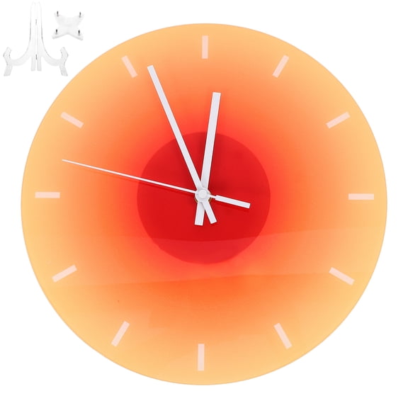 Raindrops Round Wall Clock Digital Clocks Rhinestone Studded Big for Living Room Office