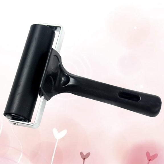 Raindrops Rubber Roller for Craft Use with Metal Frame Easy to Clean and Use 10 CM