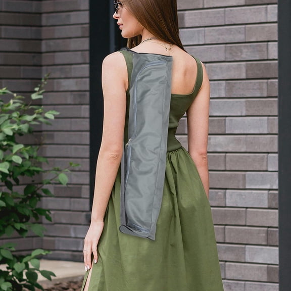 Raindrops Rubber Yoga Mat Carrier Bag Waterproof Yoga Mat Backpack Adjustable Yoga Sling Bag Shoulder Strap Fitness Mat Organizer for Outdoor Yoga Gym Pilates