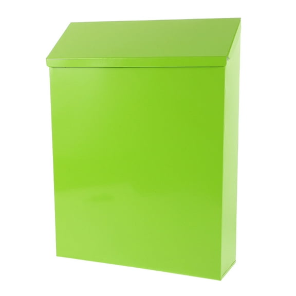 Raindrops Rustic Iron Wall Mounted Mailbox with Lock Vintage Decorative Mailbox for Office Home and Classroom Secure Suggestion Box for Letters Comments and Small Items